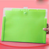 Maxbell Expanding File Folder Accordion Document Filing Organizer Bag Green