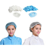 Maxbell 50pcs/pack Disposable Hair Caps Nets Shower Covers Tanning Catering Cap White