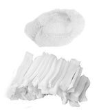 Maxbell 50pcs/pack Disposable Hair Caps Nets Shower Covers Tanning Catering Cap White