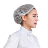Maxbell 50pcs/pack Disposable Hair Caps Nets Shower Covers Tanning Catering Cap White