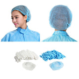 Maxbell 50pcs/pack Disposable Hair Caps Nets Shower Covers Tanning Catering Cap White