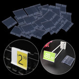 Maxbell Clear Plastic Label Holder Retail Price Tag Label Holder 90x42mm