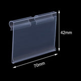 Maxbell Clear Plastic Label Holder Retail Price Tag Label Holder 70x42mm