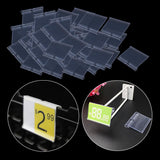 Maxbell Clear Plastic Label Holder Retail Price Tag Label Holder 70x42mm