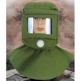 Maxbell Labor Face Shield Sand Blasting Hood Shawl Cap Anti Dust Anti Wind for Dust