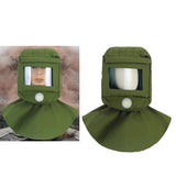 Maxbell Labor Face Shield Sand Blasting Hood Shawl Cap Anti Dust Anti Wind for Dust