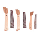 Maxbell Ukulele Neck and Fingerboard for Concert 21 23 26 Inch Ukulele Parts 26 inch