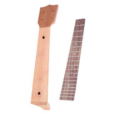 Maxbell Ukulele Neck and Fingerboard for Concert 21 23 26 Inch Ukulele Parts 26 inch