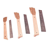 Maxbell Ukulele Neck and Fingerboard for Concert 21 23 26 Inch Ukulele Parts 26 inch