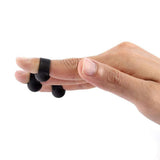 Maxbell 4x Steel Tongue Drum Finger Picks, Silicone Knocking Finger Sleeves Handpan