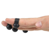 Maxbell 4x Steel Tongue Drum Finger Picks, Silicone Knocking Finger Sleeves Handpan