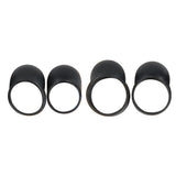 Maxbell 4x Steel Tongue Drum Finger Picks, Silicone Knocking Finger Sleeves Handpan