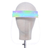 Maxbell Safety Full Face Shield Child Washable Protect Cover Face Mask Visor Rainbow