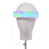 Maxbell Safety Full Face Shield Child Washable Protect Cover Face Mask Visor Rainbow