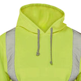 Maxbell Safety High Visibility Mens Hoodie Sweatshirt Tops Sports Roadside Emergency fluorescent S