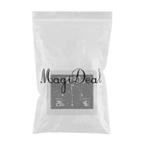 Maxbell Desktop Wall Digital LCD Shower Clock Humidity Temperature LCD Display White