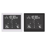 Maxbell Desktop Wall Digital LCD Shower Clock Humidity Temperature LCD Display White
