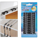 Maxbell 20x Cable Clips Cable Management Organizer Self Adhesive Cord Holder Black