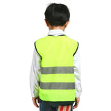Maxbell KIDS HIGH VISIBILITY HI VIZ VEST YELLOW GREEN REFLECTIVE SAFETY VEST