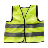 Maxbell KIDS HIGH VISIBILITY HI VIZ VEST YELLOW GREEN REFLECTIVE SAFETY VEST
