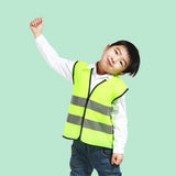 Maxbell KIDS HIGH VISIBILITY HI VIZ VEST YELLOW GREEN REFLECTIVE SAFETY VEST