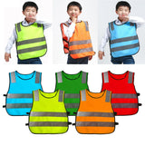 Maxbell Hi Vis Child Safety Reflective Vest Waistcoat Traffic Work Cycling Clothes yellow
