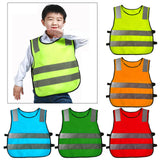 Maxbell Hi Vis Child Safety Reflective Vest Waistcoat Traffic Work Cycling Clothes yellow