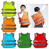 Maxbell Hi Vis Child Safety Reflective Vest Waistcoat Traffic Work Cycling Clothes yellow