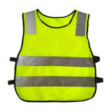 Maxbell Hi Vis Child Safety Reflective Vest Waistcoat Traffic Work Cycling Clothes yellow