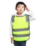 Maxbell Hi Vis Child Safety Reflective Vest Waistcoat Traffic Work Cycling Clothes yellow
