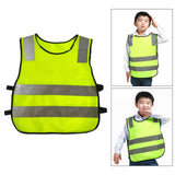 Maxbell Hi Vis Child Safety Reflective Vest Waistcoat Traffic Work Cycling Clothes yellow