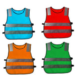 Maxbell Hi Vis Child Safety Reflective Vest Waistcoat Traffic Work Cycling Clothes orange