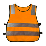 Maxbell Hi Vis Child Safety Reflective Vest Waistcoat Traffic Work Cycling Clothes orange