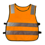 Maxbell Hi Vis Child Safety Reflective Vest Waistcoat Traffic Work Cycling Clothes orange