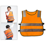 Maxbell Hi Vis Child Safety Reflective Vest Waistcoat Traffic Work Cycling Clothes orange