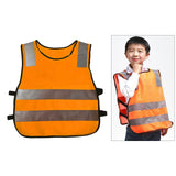 Maxbell Hi Vis Child Safety Reflective Vest Waistcoat Traffic Work Cycling Clothes orange