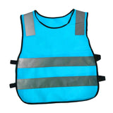 Maxbell Hi Vis Child Safety Reflective Vest Waistcoat Traffic Work Cycling Clothes blue