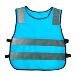 Maxbell Hi Vis Child Safety Reflective Vest Waistcoat Traffic Work Cycling Clothes blue