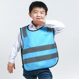 Maxbell Hi Vis Child Safety Reflective Vest Waistcoat Traffic Work Cycling Clothes blue