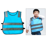 Maxbell Hi Vis Child Safety Reflective Vest Waistcoat Traffic Work Cycling Clothes blue