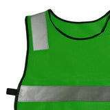 Maxbell Hi Vis Child Safety Reflective Vest Waistcoat Traffic Work Cycling Clothes green