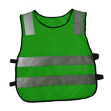 Maxbell Hi Vis Child Safety Reflective Vest Waistcoat Traffic Work Cycling Clothes green