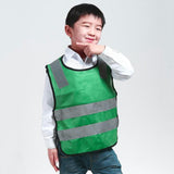 Maxbell Hi Vis Child Safety Reflective Vest Waistcoat Traffic Work Cycling Clothes green
