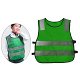 Maxbell Hi Vis Child Safety Reflective Vest Waistcoat Traffic Work Cycling Clothes green
