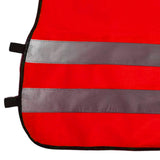 Maxbell Hi Vis Child Safety Reflective Vest Waistcoat Traffic Work Cycling Clothes red