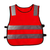 Maxbell Hi Vis Child Safety Reflective Vest Waistcoat Traffic Work Cycling Clothes red