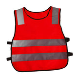 Maxbell Hi Vis Child Safety Reflective Vest Waistcoat Traffic Work Cycling Clothes red