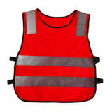 Maxbell Hi Vis Child Safety Reflective Vest Waistcoat Traffic Work Cycling Clothes red