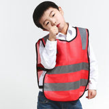 Maxbell Hi Vis Child Safety Reflective Vest Waistcoat Traffic Work Cycling Clothes red