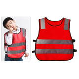 Maxbell Hi Vis Child Safety Reflective Vest Waistcoat Traffic Work Cycling Clothes red